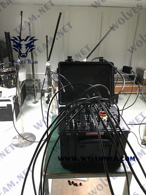 Sistema teledirigido a prueba de explosiones del ventilador de GPS Lojack del VHF de la frecuencia ultraelevada de la emisión 20-1000MHz G/M 3G 4G 5G WiFi5.8g de la bomba de IED