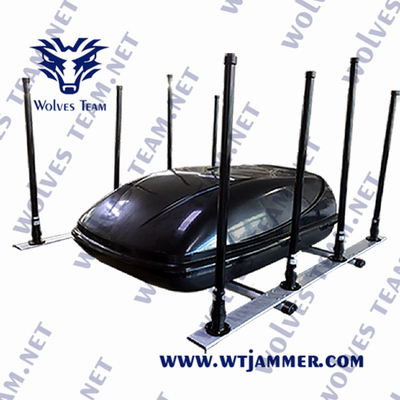 Multi - función del software del monitor de la máquina de la emisión de la emisión 20-3600MHz de la señal de la bomba del vehículo de la banda 1000 metros