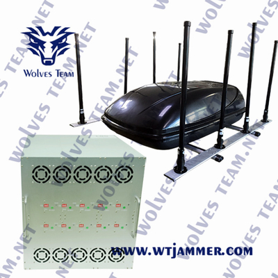 Emisión móvil al aire libre de la señal de la frecuencia ultraelevada 300/400MHz del VHF 135MHz del molde de la emisión de la señal del teléfono celular del vehículo militar de la protección del VIP