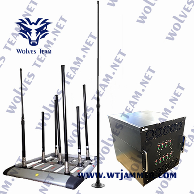Emisión móvil al aire libre de la señal de la frecuencia ultraelevada 300/400MHz del VHF 135MHz del molde de la emisión de la señal del teléfono celular del vehículo militar de la protección del VIP