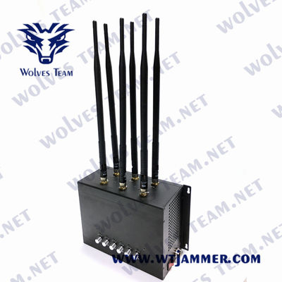 comprar 6 bandas ajustable para todas las señales de teléfono celular Jammer personalizado GSM PCS 3G 4G online manufacture