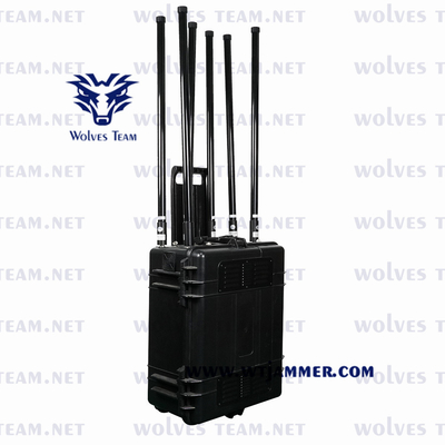 Jammer de señal de teléfono celular Mutli-Band UHF VHF WiFi GPS GSM 3G 4G 5G Jammer de señal 20-6000MHz Bomba de emisión de señal