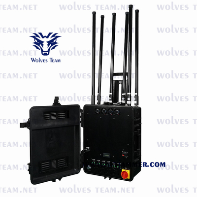 Jammer de señal de teléfono celular Mutli-Band UHF VHF WiFi GPS GSM 3G 4G 5G Jammer de señal 20-6000MHz Bomba de emisión de señal