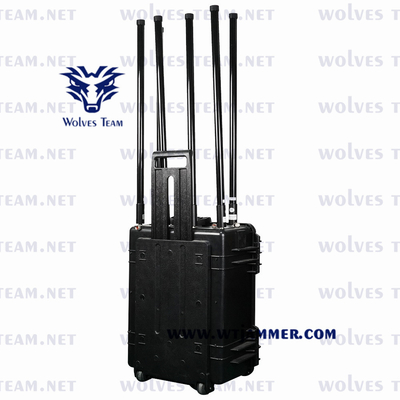 Jammer de señal de teléfono celular Mutli-Band UHF VHF WiFi GPS GSM 3G 4G 5G Jammer de señal 20-6000MHz Bomba de emisión de señal
