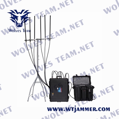 Bomba portátil de WiFi GPS G/M IED de la emisión de la señal del VHF de la frecuencia ultraelevada del poder más elevado