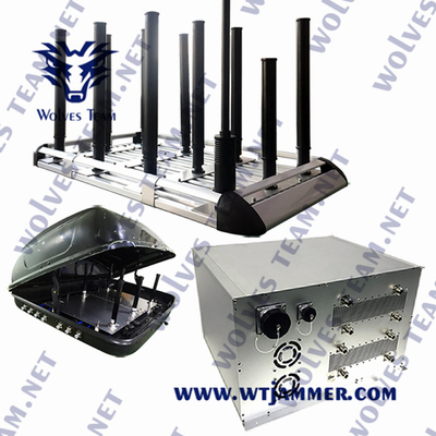 Convoy impermeable 20MHz al poder de la emisión 1300W RF de la señal del coche 6000MHz