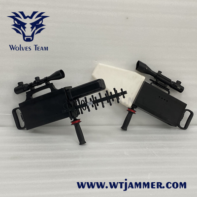peso ligero anti de la forma del arma del molde de la señal de la emisión el 1500m GPS del abejón del UAV 25w