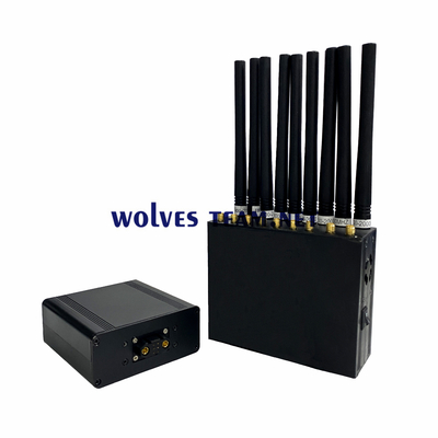 Portátil con 16 antenas bloqueador de señal de teléfono GSM 3G 4G 5G WiFi Bluetooth VHF UHF RF celular