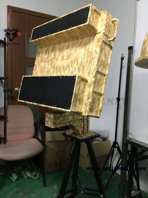Sistema de señal de radar anti-drones detector de 3 km de larga distancia a prueba de verrugas