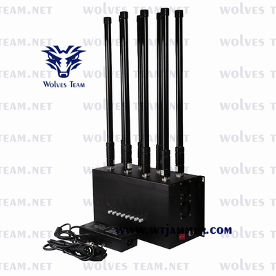 8 bandas bloqueador de señal telefónica 175w Wireless RF Wifi2.4g Wifi 5.8g Cdma 3g 4g
