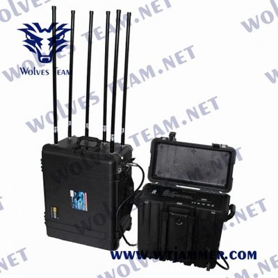 comprar 4 bandas Drone Jammer de señal GPS Rf 800/900 Mhz 3000 metros Wifi2.4g/5.8g online manufacture