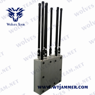 80 W bloqueadores de señal de teléfono celular GSM Lte 4g 5g GPS Wifi localizador Wifi