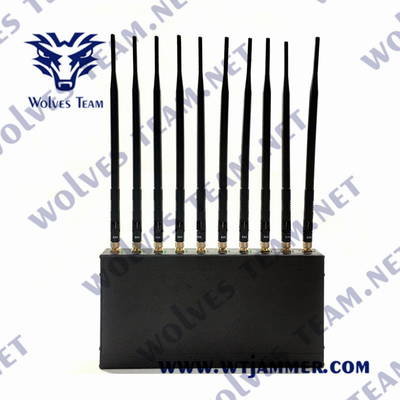 10 bandas Interruptor de señal celular de interior 2g GSM 3g 4g 5g Lte 50 metros