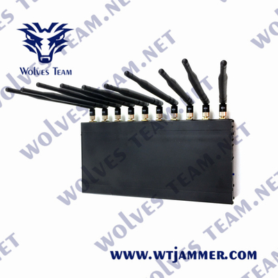 10 bandas Interruptor de señal celular de interior 2g GSM 3g 4g 5g Lte 50 metros