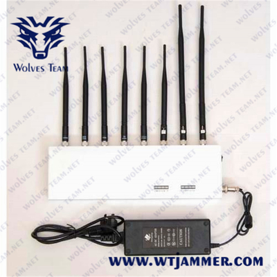 8 antenas 8 banda bloqueador de todas las señales bloqueador 3g 4g GPS Wifi 2.4g bloqueador