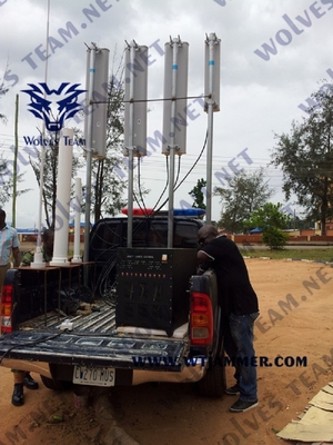 12 bandas bombas jammer Protección de vehículos VIP Seguridad a prueba de agua exterior