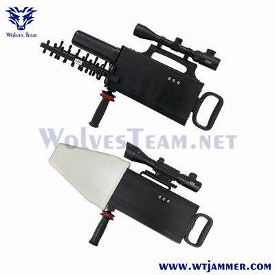 comprar 120w Drone Jammer de señal de arma de mano estilo 2500 metros construidos en la antena online manufacture