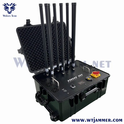 Tipo portátil de 8 bandas GPS WiFi GSM 3G 4G 5G interferencia de señal de teléfono celular precio de fábrica
