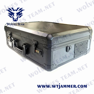 Maleta portátil antirremolque de drones WIFI2.4G/5.8G GPS 315MHz Retraso de señal 4000 metros