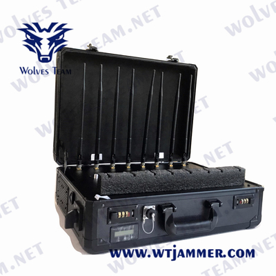 Maleta portátil antirremolque de drones WIFI2.4G/5.8G GPS 315MHz Retraso de señal 4000 metros