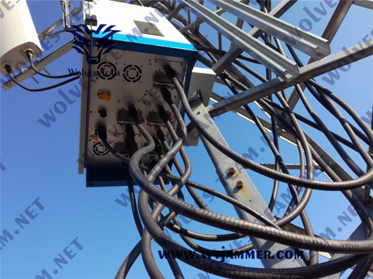 2500 metros Protección VIP Defensa RF GPS WIFI5.8G señal Drone Jammer