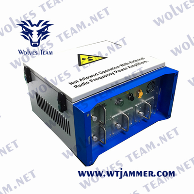 2500 metros Protección VIP Defensa RF GPS WIFI5.8G señal Drone Jammer