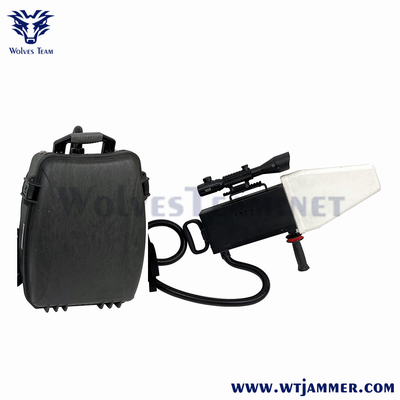 8 Bandas Drone Jammer Poderoso Militar Manpack Protección VIP Defensa