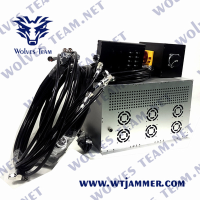 WT926706 6 Bandas Vehículo Drone Jammer Anti-UAV jammer de automóviles RF433MHz jammer
