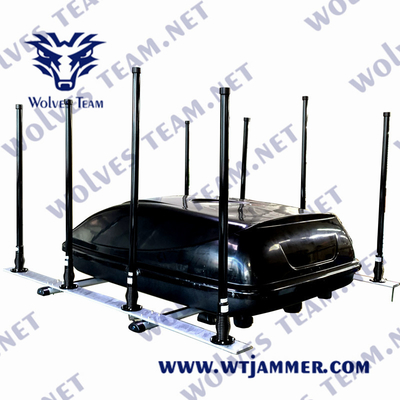 WT926706 6 Bandas Vehículo Drone Jammer Anti-UAV jammer de automóviles RF433MHz jammer