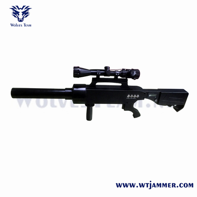 VIP Protección Drone Jammer con batería recargable y 800-1200m de rango de interferencia