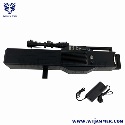 1200 metros GPS WiFi5.8g Drone Jammer de señal de mano Seguridad de protección VIP