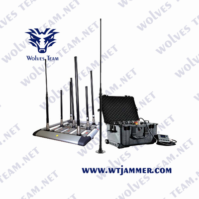 Sistema de interferencia de señales de teléfono celular, vehículo, bomba, DDS, banda múltiple, WiFi5.8g, 3G, 4G, 5g