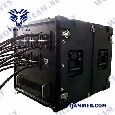 IED Bomba 22 bandas de alta potencia GSM 5G UHF VHF RF Jammer de señal montado en el coche