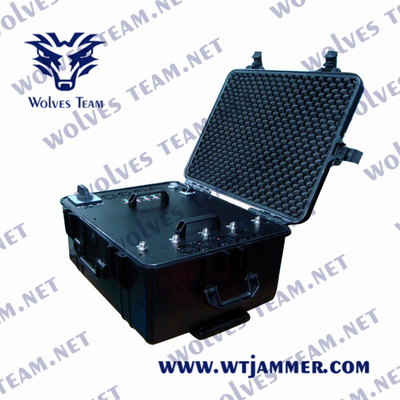 Ejército Militar 10 Bandas Drone Jammer Anti Uav Jammer hasta 5000 metros