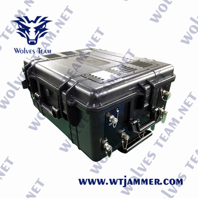 Alto poder militar portátil impermeable RC 433 antirremolque de drones hasta 4000 metros