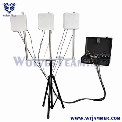40W 8 Band Bolso portátil WIFI2.4G WIFI5.8G 2G 3G 4G Interruptor de teléfono celular -WT808TA5-8