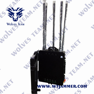 Enlace portátil de inicio al aire libre GPS Jammer GPSL1-L5 Jammer de señal Glonass L1/L2 GPS Jammer de señal alcance de 5000 metros