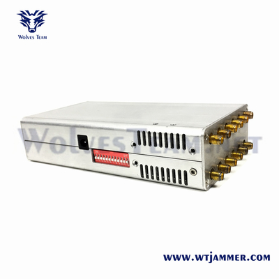 14 antenas portátiles para interferencia de señal de fábrica para 3G 4G 5G WiFi UHF VHF GPS Lojack interferencia de señal de teléfono celular