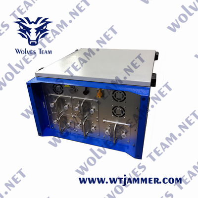 9 bandas GSM PCS 3G 4G 5G WIFI GPS Bloqueador ventilador de enfriamiento incorporado para jammer de prisión impermeable