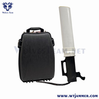 comprar Mochila ligera impermeable IP65 anti UAV Drone Jammer 3000 metros para uso militar online manufacture