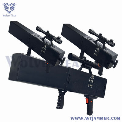 comprar Tipo de rifle portátil anti UAV Drone Jammer GPS WIFI RF800/900/433MHz Bloqueador de señal 1200 metros online manufacture