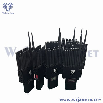 comprar Jammer de teléfono móvil portátil con batería incorporada de 22 bandas 2G 3G 4G 5G WiFi2.4g Bluetooth GPSL1-L5 Fabricación en línea