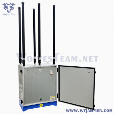 comprar Detección 1.5 GHz 2.4 GHz 5.8 GHz 400MHz 900MHz 1.2GHz Jammer de drones Fabricación en línea