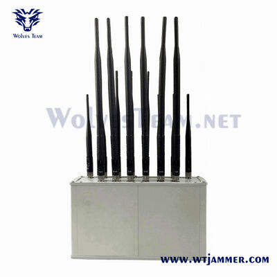 comprar 16 Band Desktop Signal Jammer Full Frequency 20-6000MHz GPS WiFi 5g Fabricación en línea