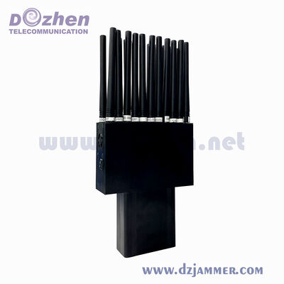 comprar Jammer de Señal Portátil de 16 Bandas con Batería de 12000mAh y Diseño Seguro para Humanos para Seguridad Civil Fabricación en línea