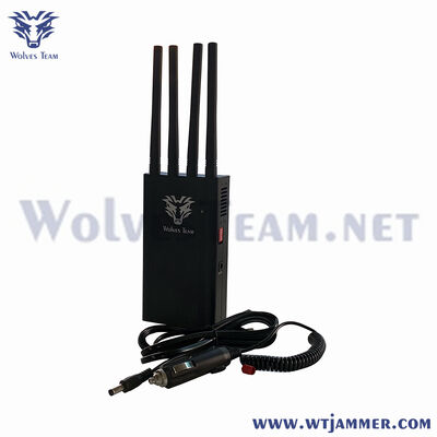 comprar Bloqueador de señal compacto de 4 bandas, interruptor celular e inalámbrico de doble uso, portátil y para automóvil Fabricación en línea