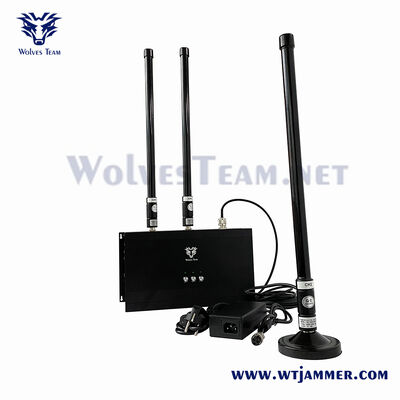 comprar 3 antenas de alta potencia para bloquear la señal de los drones, bloqueador de drones de 3 canales ajustable 2.4G/5.8G Fabricación en línea