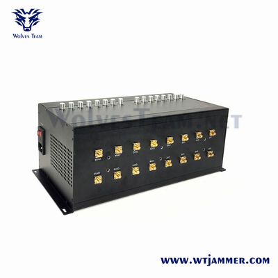 comprar Estilo Negro 16 Antenas Interruptor de señal de potencia ajustable ∙ Full Band 2G 3G 4G 5G WiFi GPS Drone Blocker Fabricación en línea