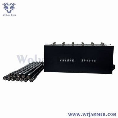 comprar Alta potencia 12 Antenna Interruptor de señal inalámbrica 2G 3G 4G 5G Bluetooth RF dispositivo de protección remota Fabricación en línea