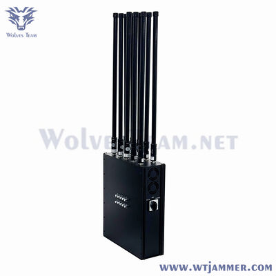 comprar Sistema de emisión de IED de 8 bandas de alta potencia | Bloqueador de RF multifrecuencia celular 4G/5G/GPS/UHF/VHF Fabricación en línea